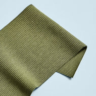 Mind The MAKER - Organic 2x1 Rib Knit Olive Green