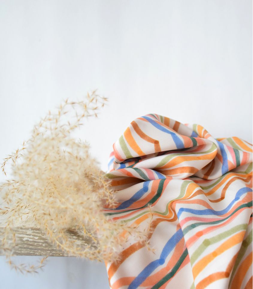 Cousette - Waves Viscose Fabric
