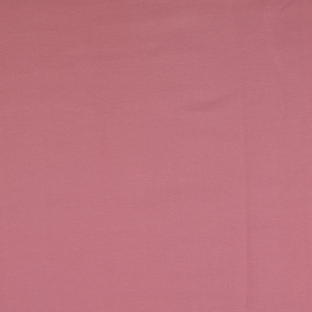 REMNANT 0.44 Metre - Peach Soft Cotton Sweat-shirting Fabric in Pink
