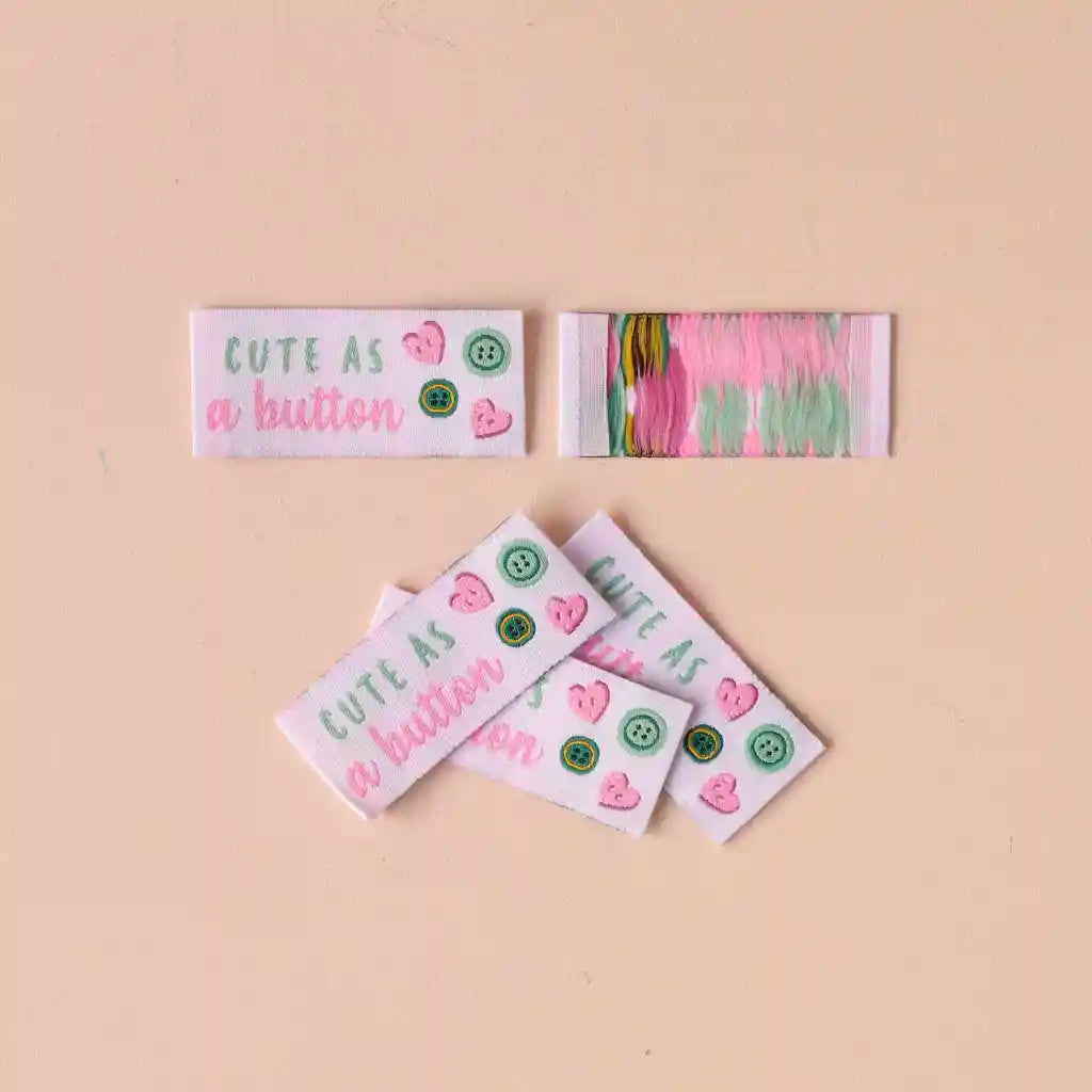 Lise Tailor - Cute as a Button - Woven Sewing Labels
