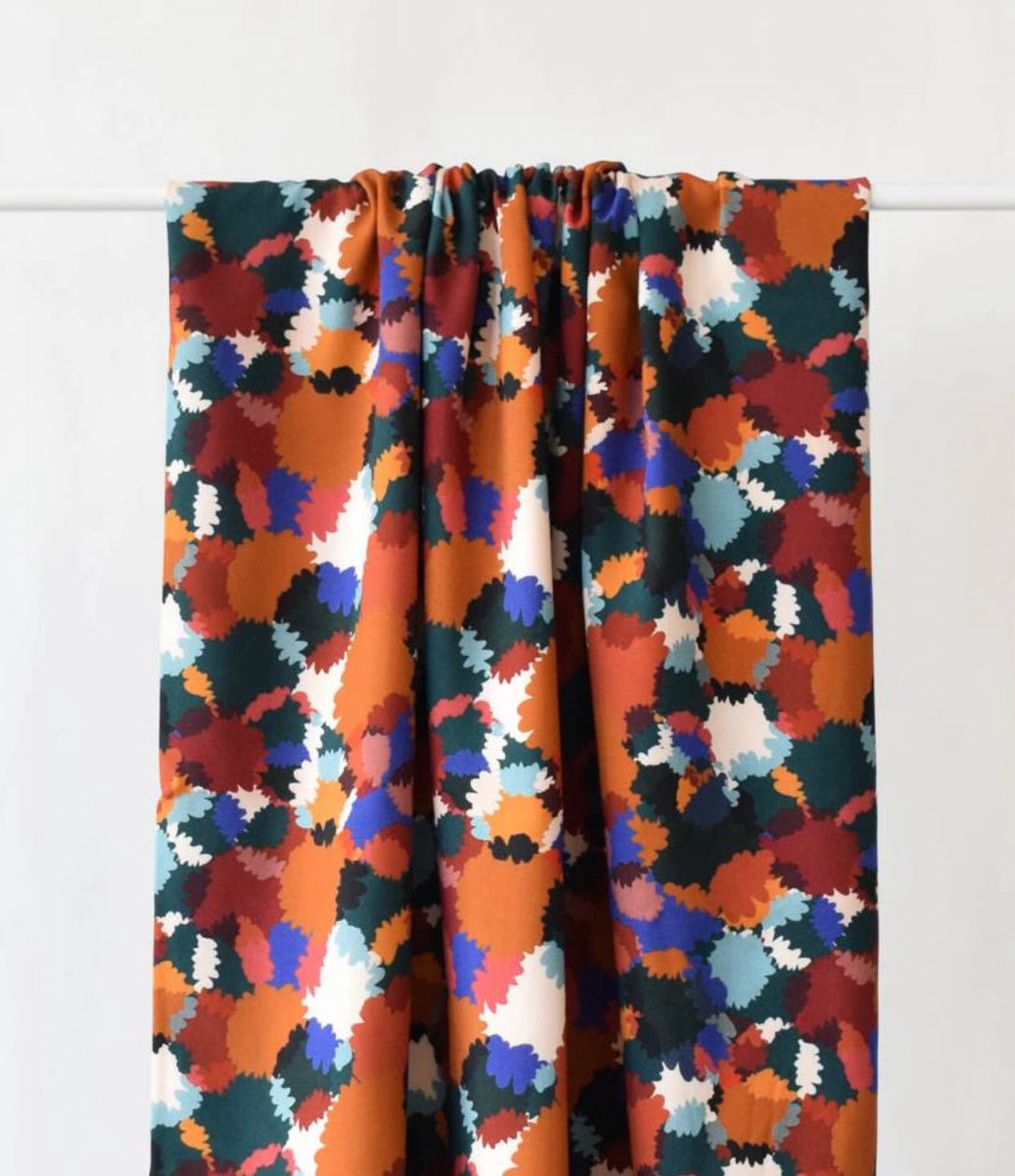 REMNANT 1.15 Metres - Cousette - Autumn Bouquet Viscose Fabric