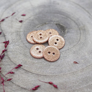 Atelier Brunette - Glitter Buttons - Powder 15mm