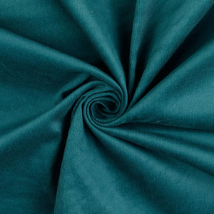Stretch Cotton Needlecord in Teal