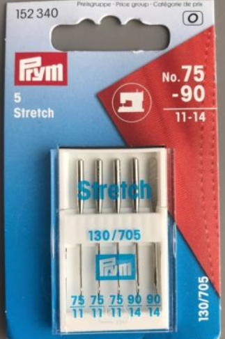 Prym Sewing Machine Needles  - Stretch 75-90  11-14