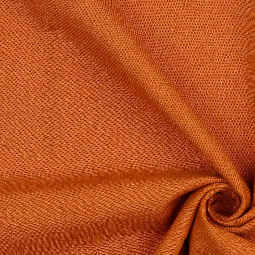 Sorona Linen in Rust - New Eco Linen Blend Fabric