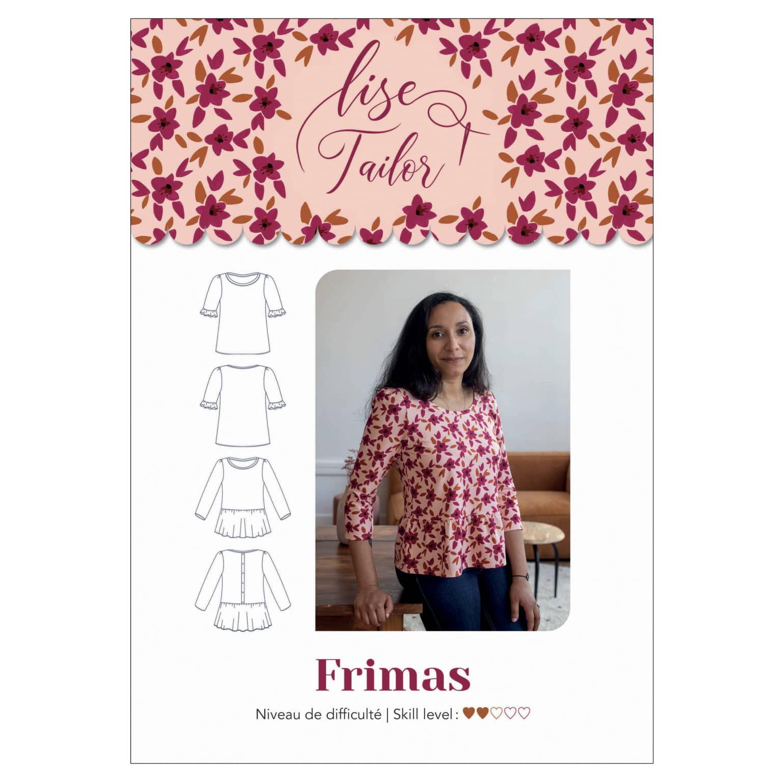 Lise Tailor - Frimas T-Shirt Sewing Pattern