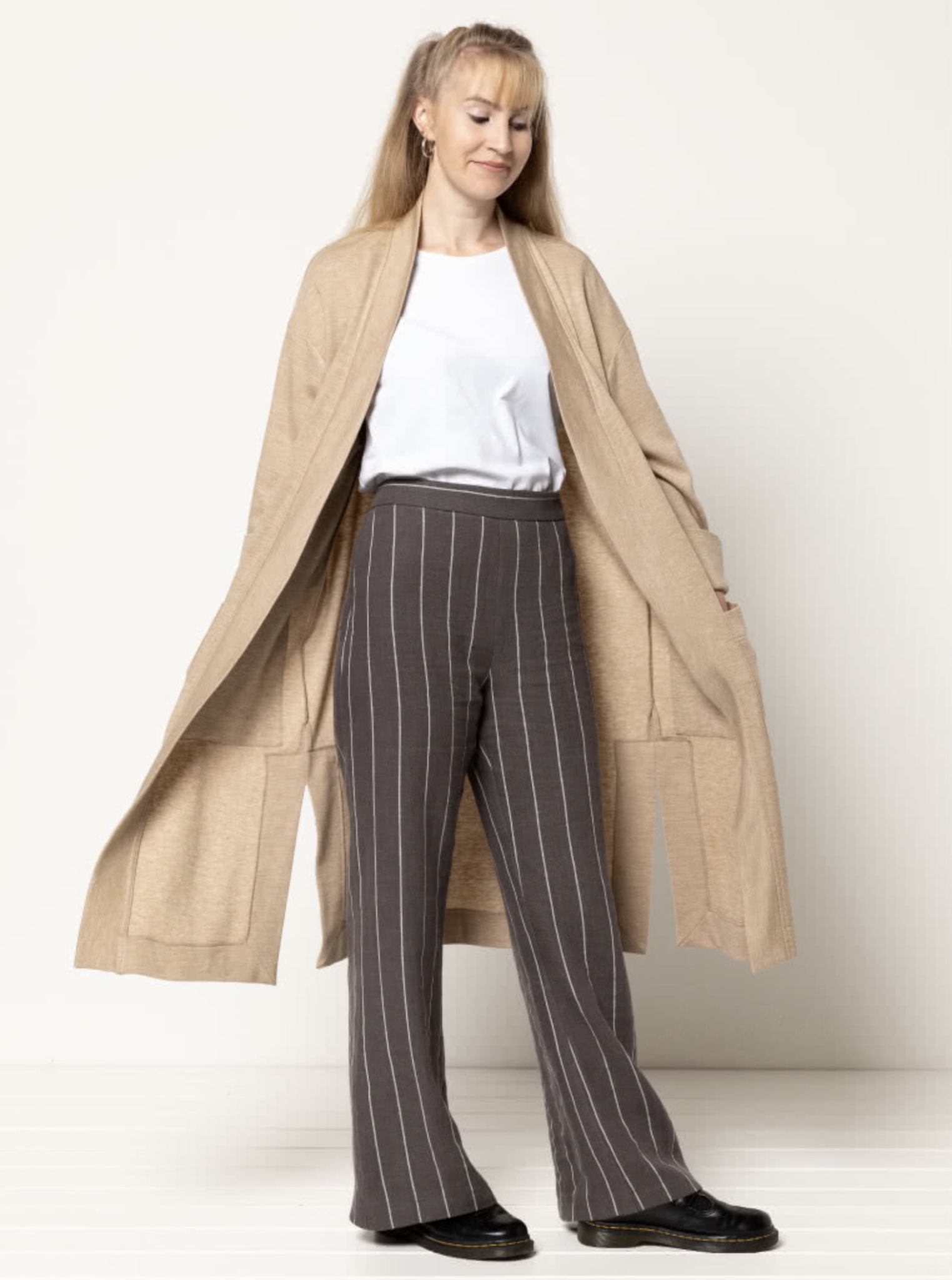 Style ARC - Sigrid Knit Coat (Sizes 18 - 30)  Sewing Pattern