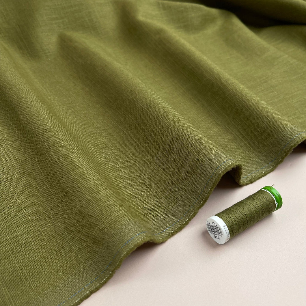 Juniper Green Plain-Solid Regular Fit Terry-Rayon Pant For Women