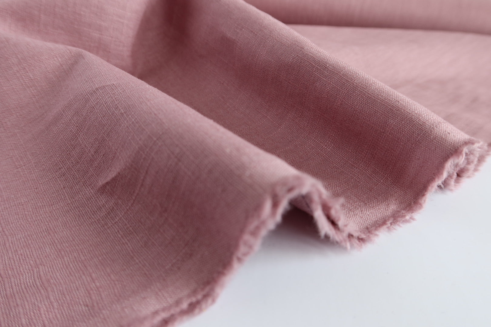 REMNANT 0.42 Metre - Breeze Lavender - Enzyme Washed Pure Linen Fabric
