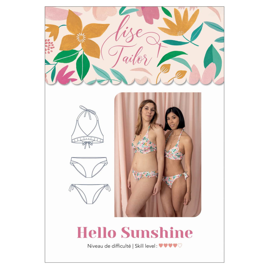 Lise Tailor - Hello Sunshine Bikini Sewing Pattern