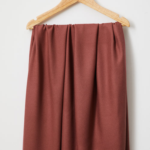 REMNANT 2.57 Metres - Mind The MAKER - Solid Rosewood ECOVERO™ Vera Crepe Fabric