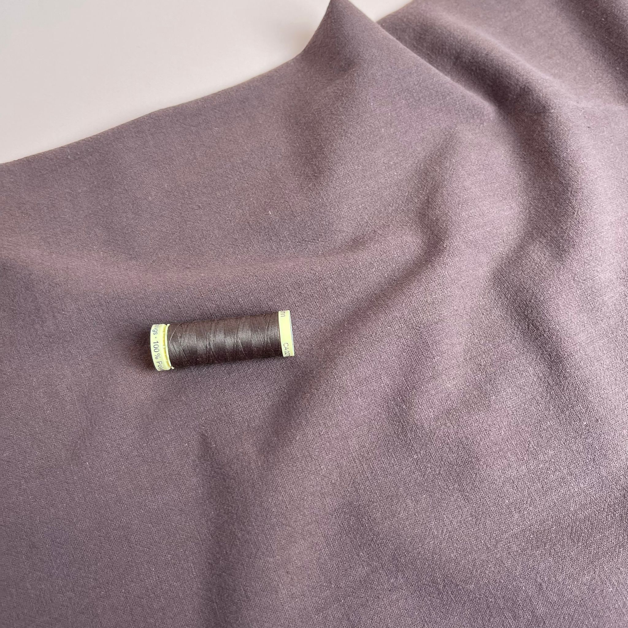 Vintage Brown Washed Cotton
