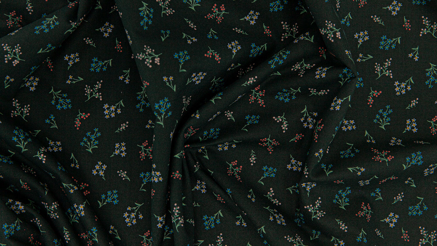 Rifle Paper Co - Petites Fleurs Hunter Cotton from Strawberry Fields