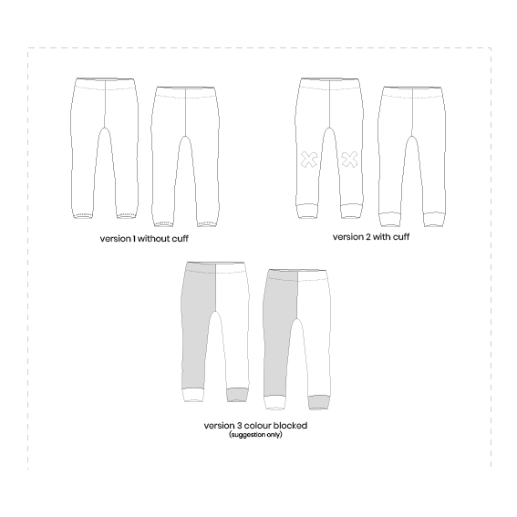 Pattern Paper Scissors - Scout Legging