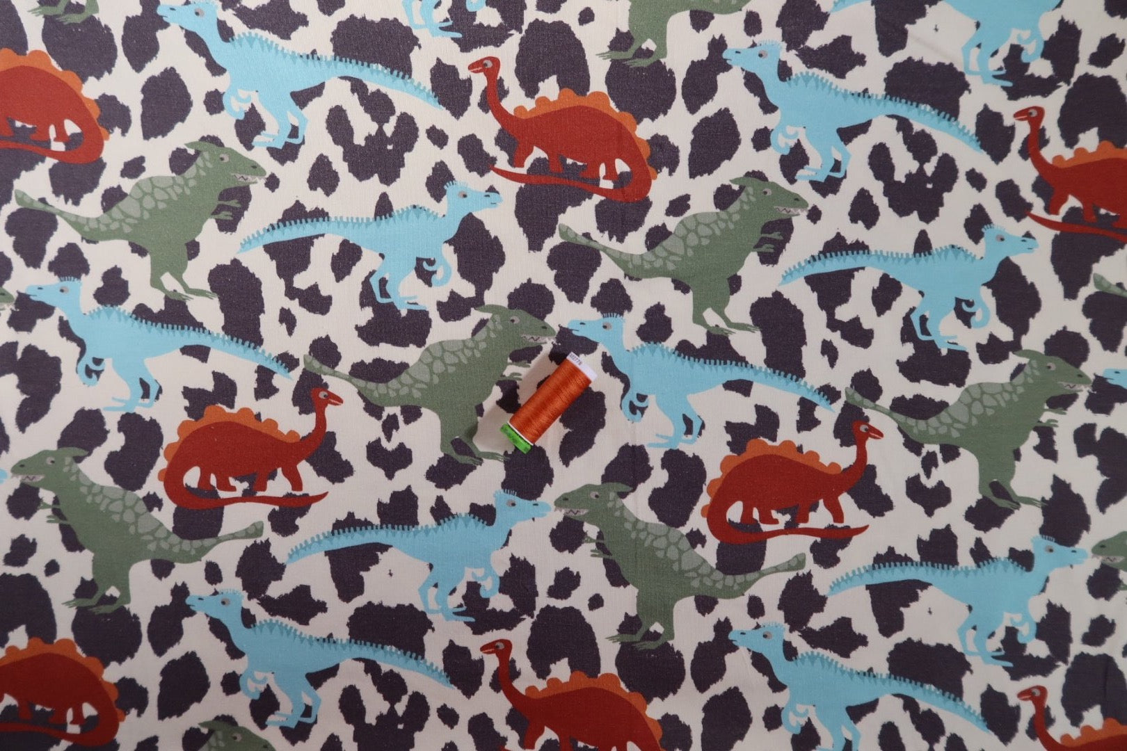 Danish Design - Dinosaurs Organic Cotton Jersey Fabric