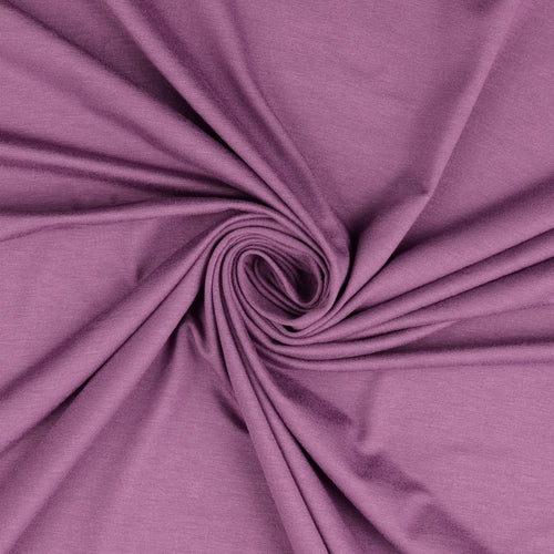 REMNANT 2.26 Metres - Inspire Mauve Solid Viscose Jersey Fabric