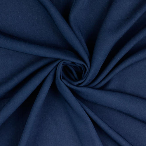 Grandeur Navy Viscose Twill Dress Fabric