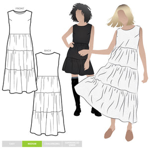 Style ARC - Nova Midi Dress (Sizes 4 - 16)  Sewing Pattern