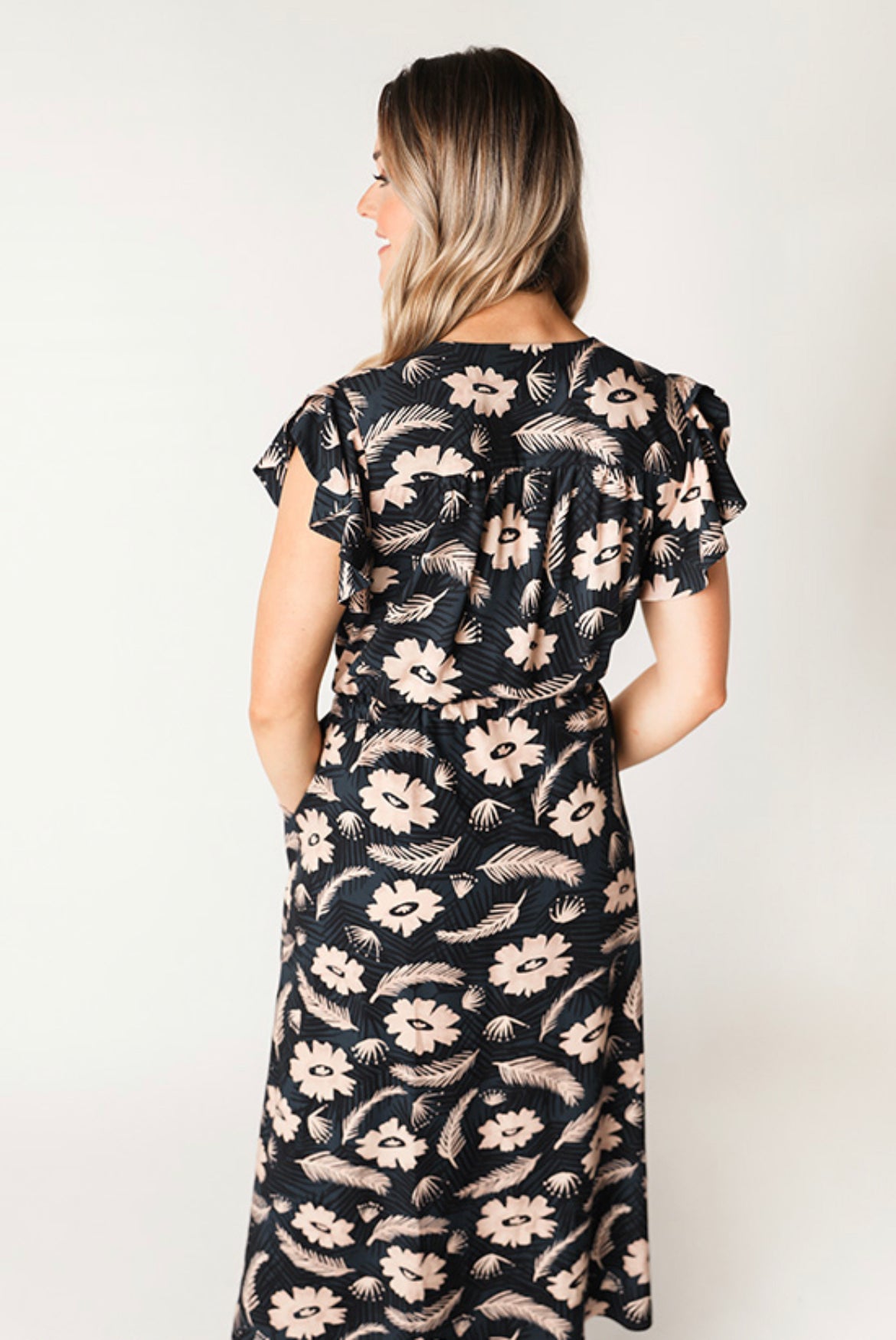 Chalk and Notch - Orchid Midi Dress Sewing Pattern