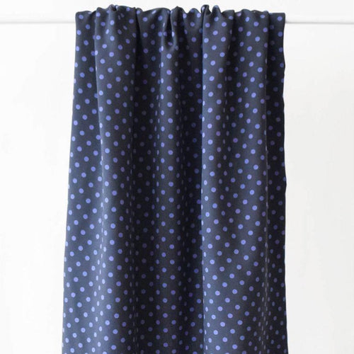 Cousette - Dots Iris Viscose Fabric
