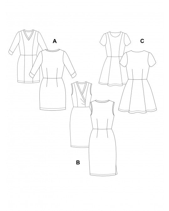 Pauline Alice - Aldaia Dress Sewing Pattern