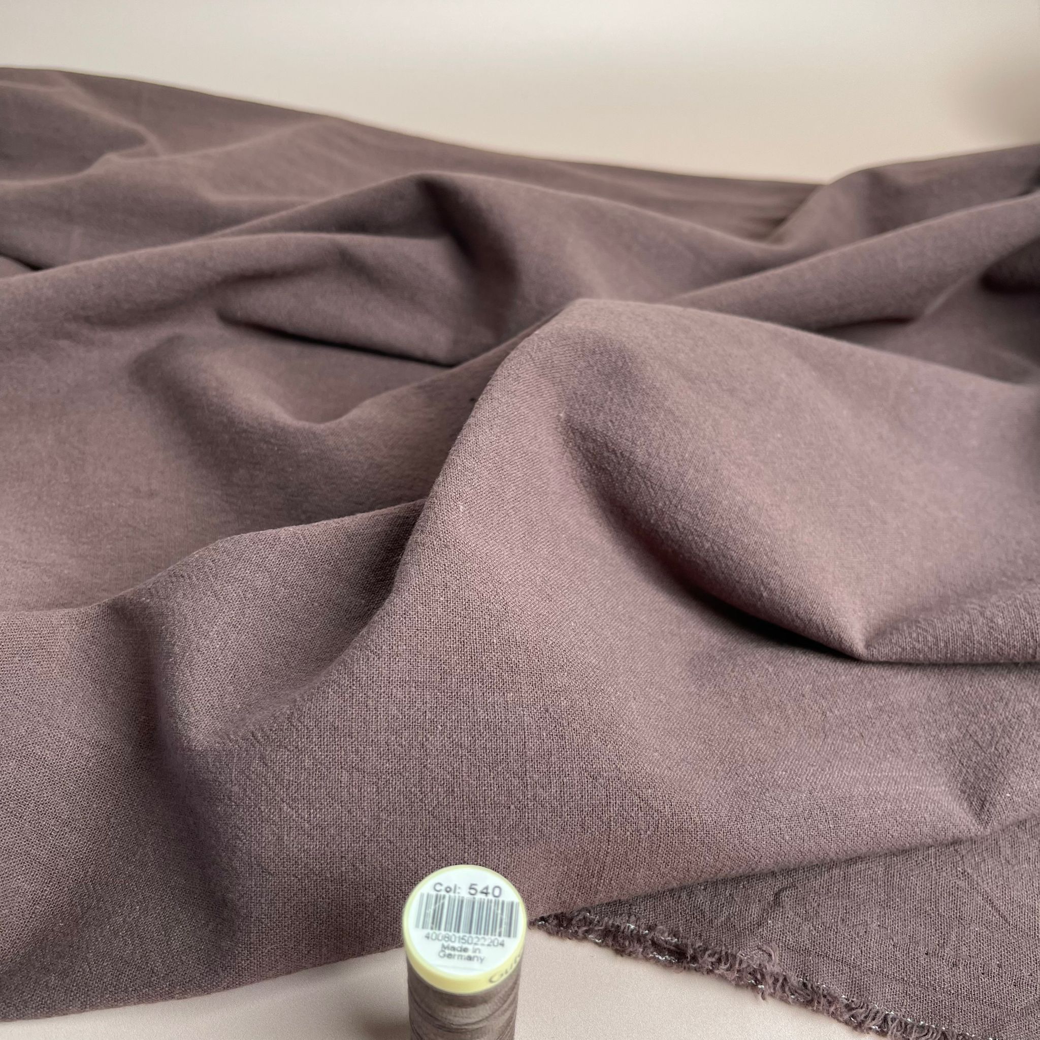 Vintage Brown Washed Cotton