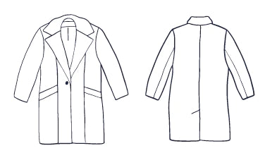 Atelier Jupe - Alex Coat Sewing Pattern