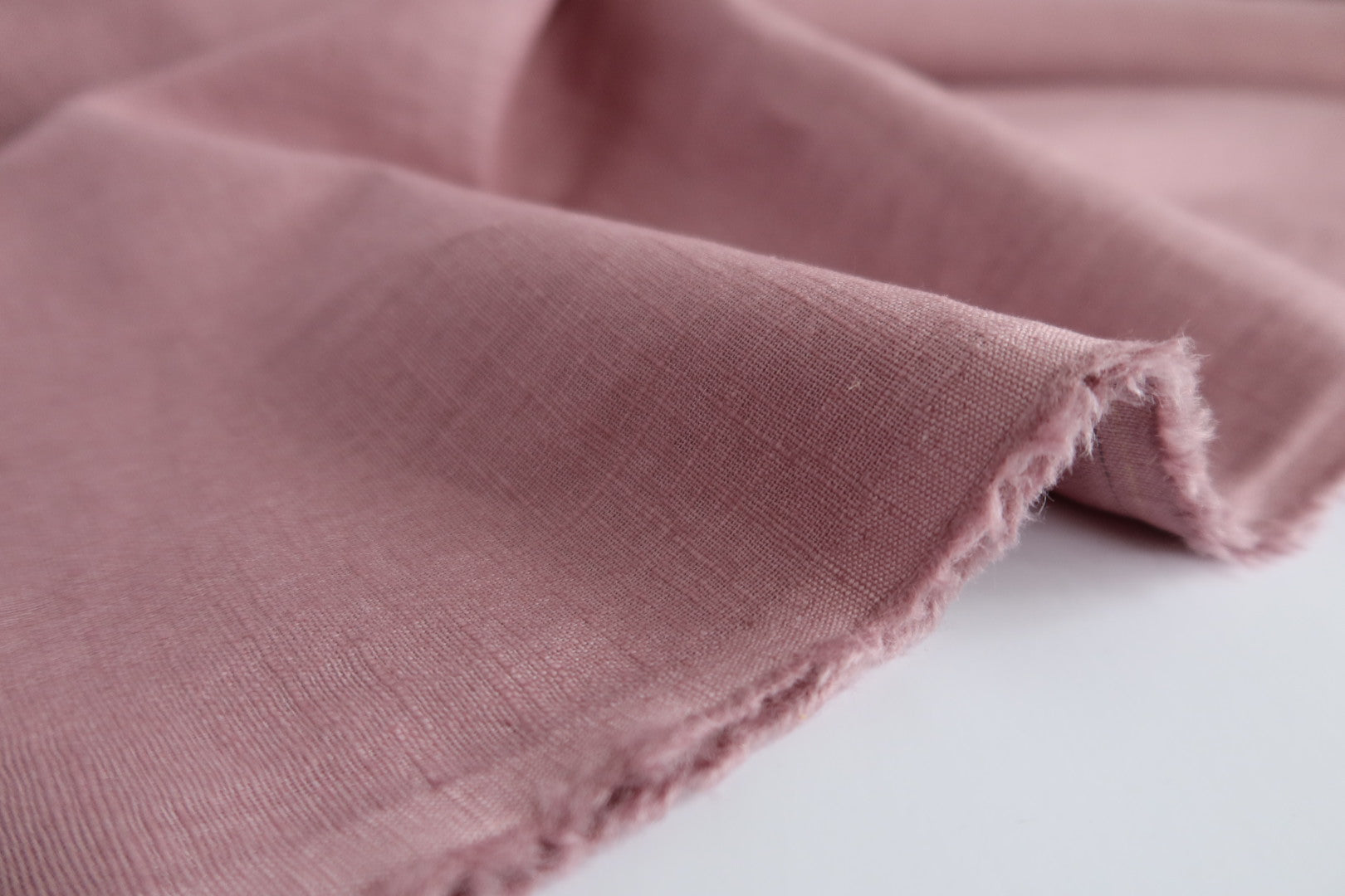 REMNANT 0.42 Metre - Breeze Lavender - Enzyme Washed Pure Linen Fabric