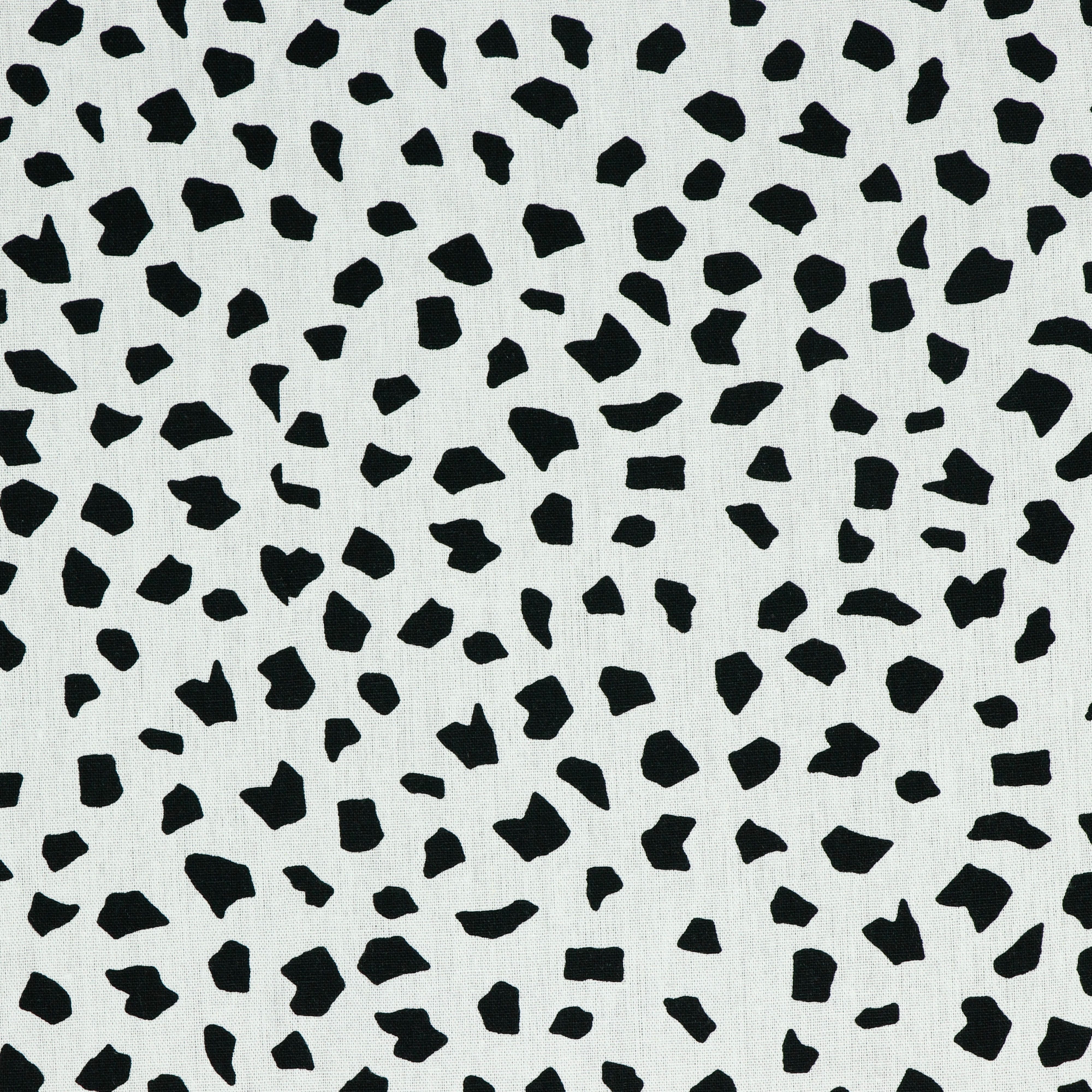 Terrazzo White Linen Viscose Blend Fabric