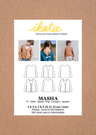 Masha cardigan/sweater - Girl 3/12Y - Paper Sewing Pattern