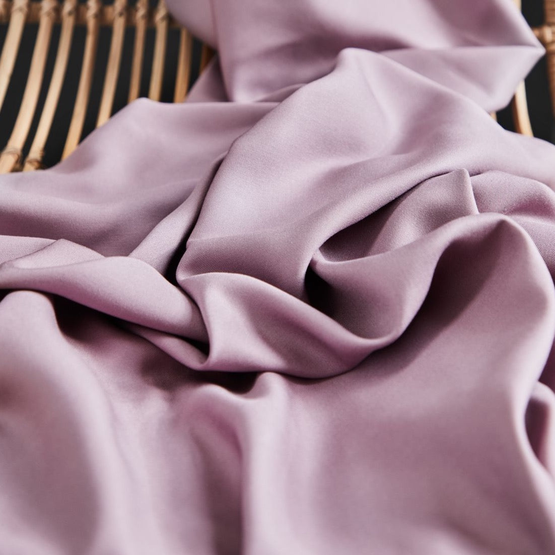 Mind The MAKER - Solid Lilac ECOVERO™ Viscose Twill Fabric