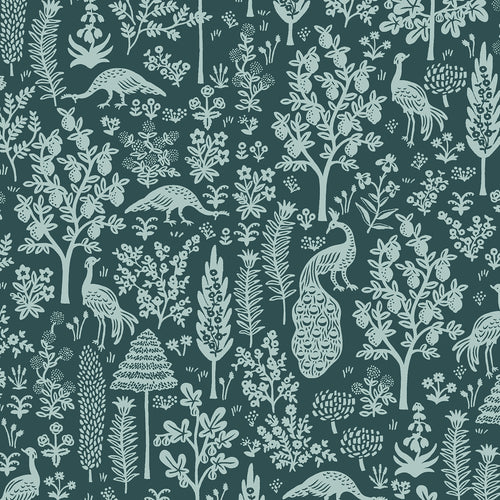 Rifle Paper Co - Menagerie Silhouette Emerald Cotton from Camont