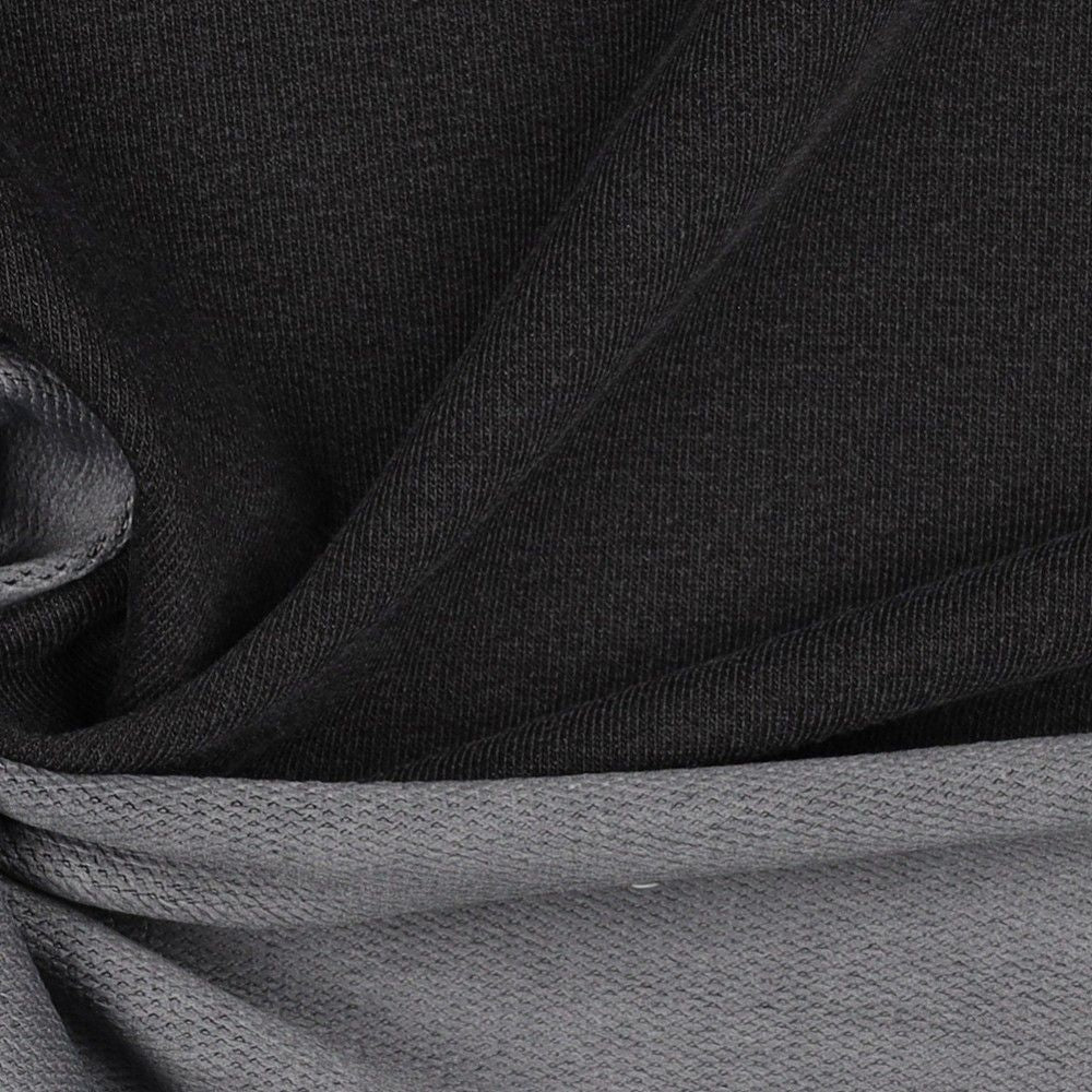 Vintage Dark Grey French Terry Fabric