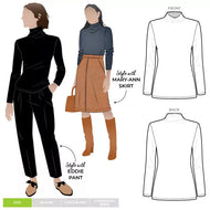 Style ARC - Debra Zebra Knit Top (Sizes 4-16)  Sewing Pattern