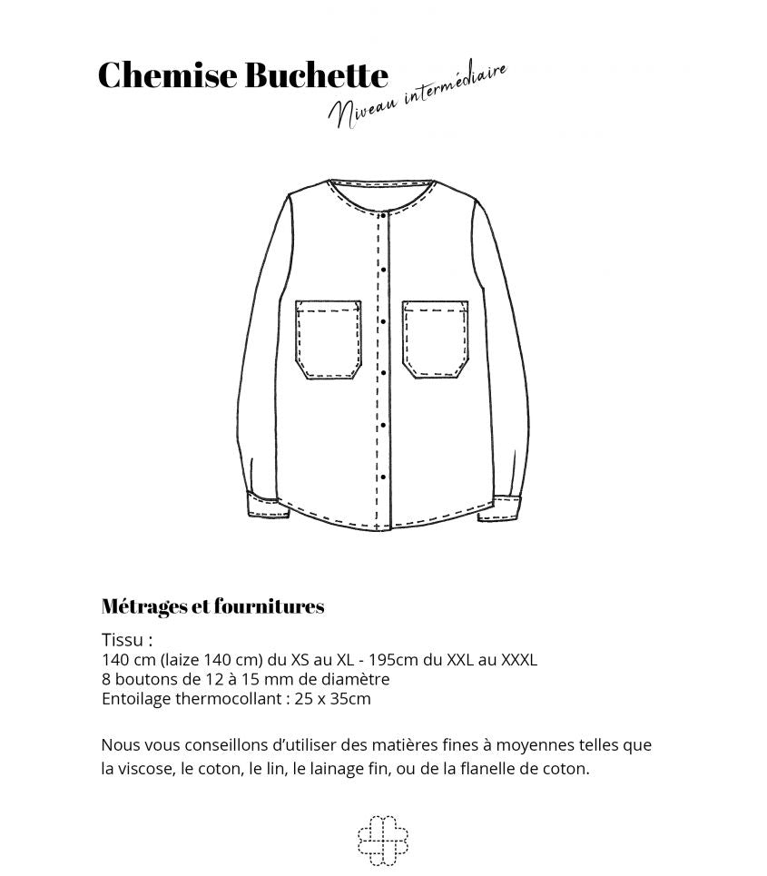 Cousette - Buchette Shirt and Shacket Sewing Pattern
