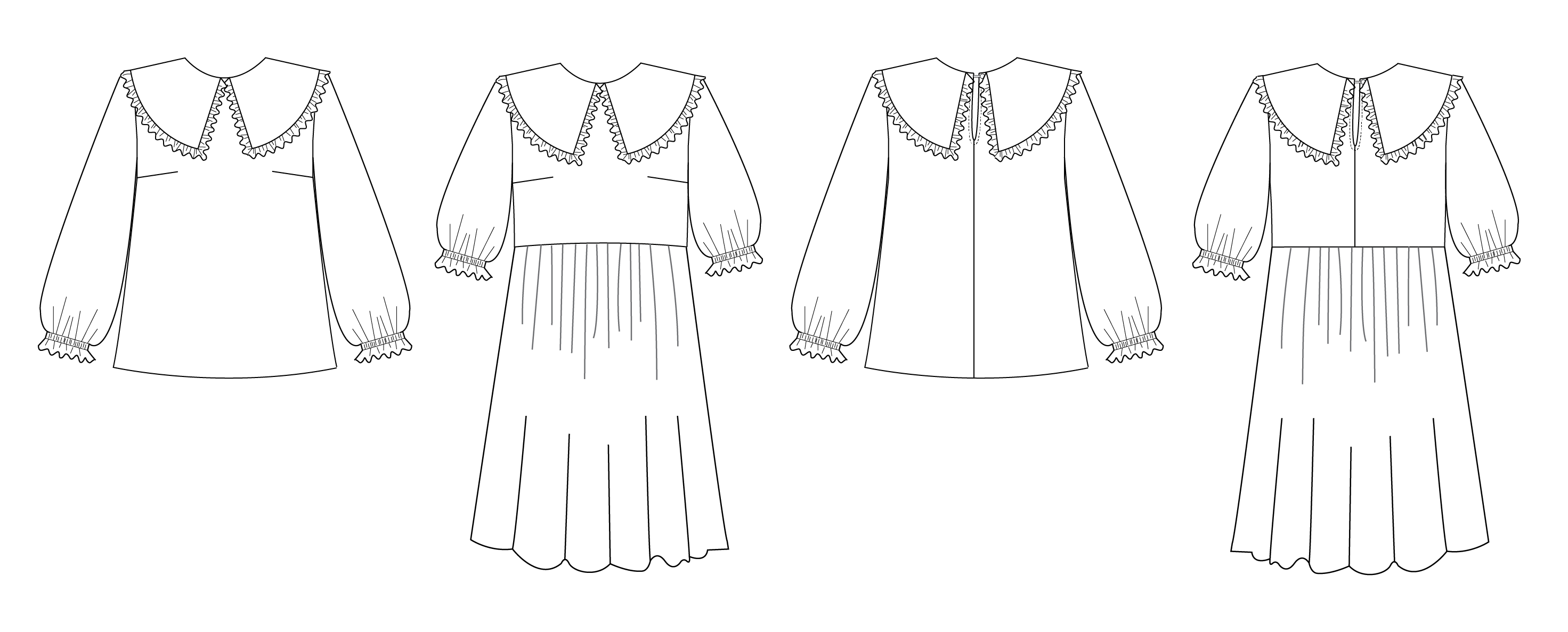 NINA LEE Bakerloo Blouse and Dress Sewing Pattern