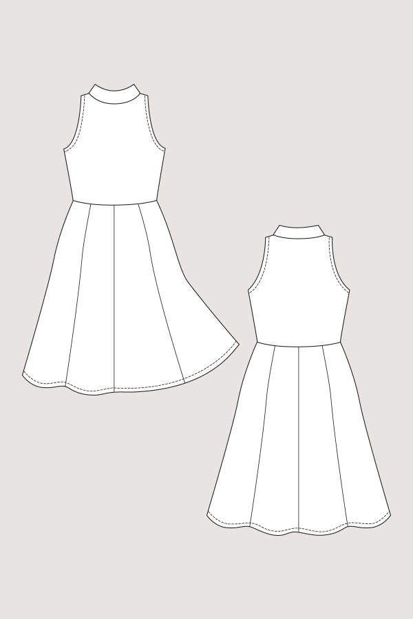 Named Clothing - BEATRIX Skater Dress Sewing Pattern