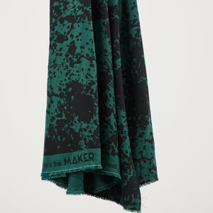 Mind The MAKER - Shadow Splash Bottle Green ECOVERO™ Leia Crepe Fabric