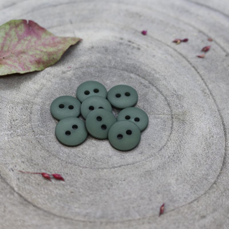 Atelier Brunette - Classic Matte Buttons - Cedar 12mm