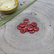 Atelier Brunette - Classic Shine Buttons - Terracotta 12mm