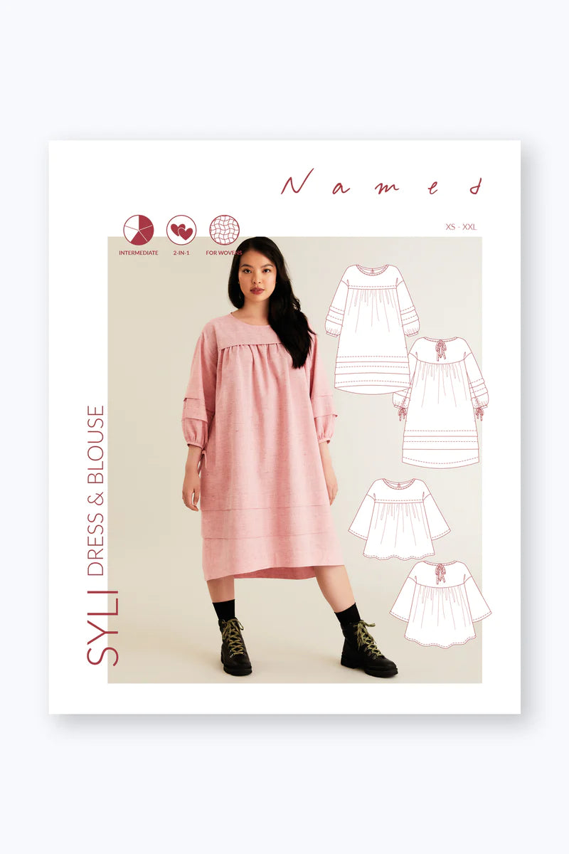 Named Clothing - SYLI Dress and Blouse Sewing Pattern