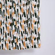 REMNANT 0.36 Metre - Mind The MAKER - Oda Brush Viscose Linen Noil in Green Khaki & Dry Mustard
