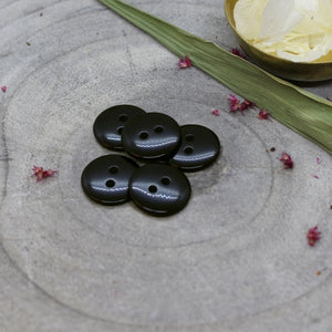 Atelier Brunette - Classic Shine Buttons - Black 15mm