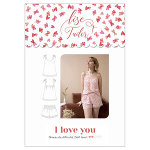 Lise Tailor - I Love You Pyjama’s Sewing Pattern
