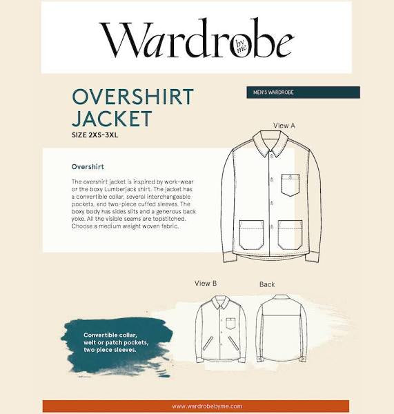 Wardrobe by Me - Overshirt Jacket - Mens Sewing Pattern