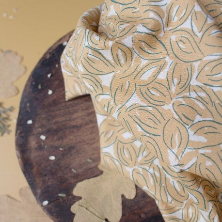 Atelier Brunette - Petal Mustard Cotton Gauze Fabric
