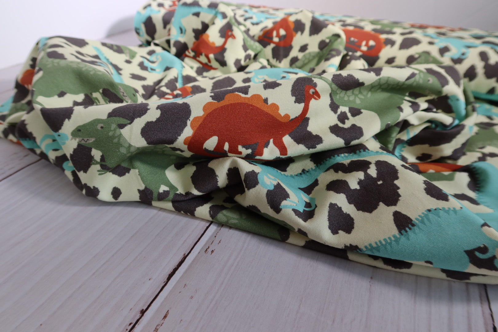 Danish Design - Dinosaurs Organic Cotton Jersey Fabric