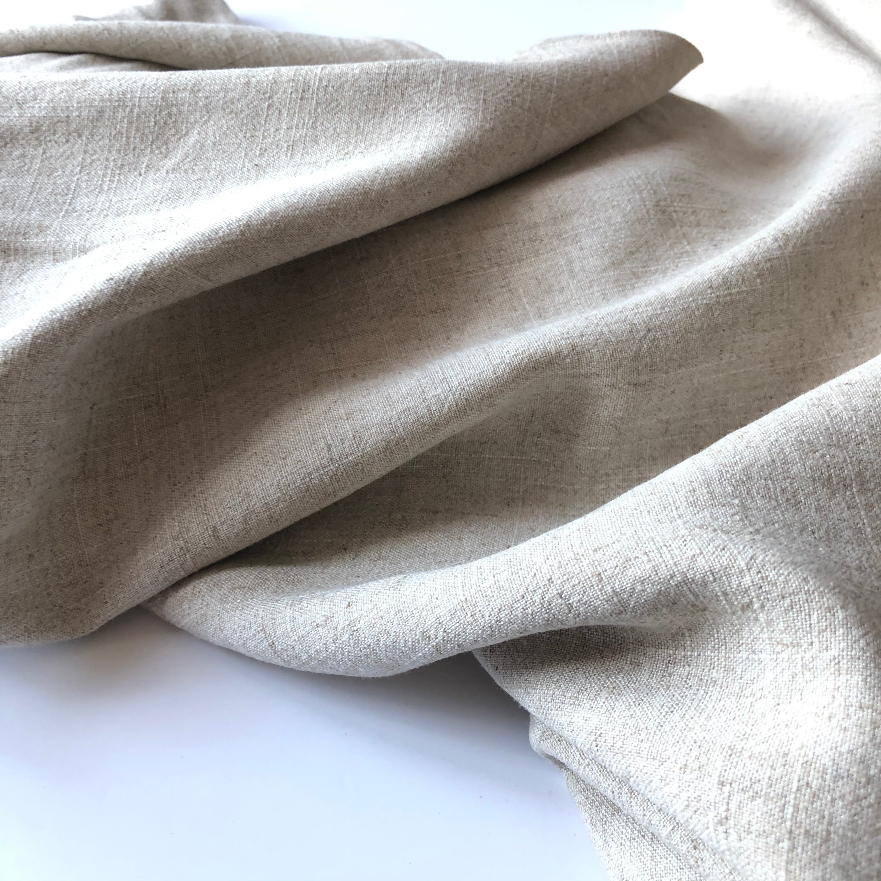 Flow Natural Viscose Linen Blend Dress Fabric