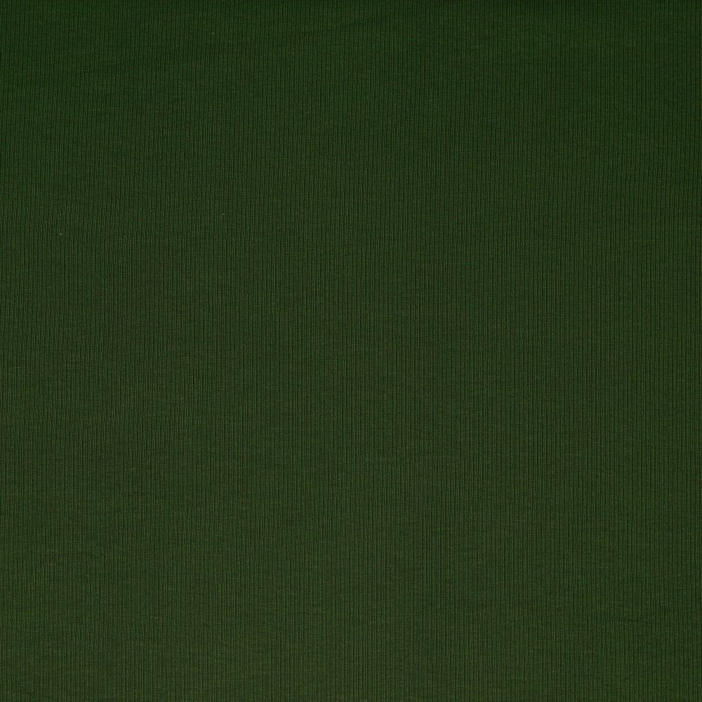Cosy Cotton Ribbed Jersey - Dark Green
