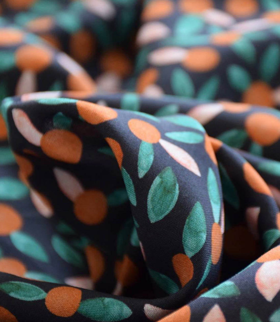 REMNANT 1.6 Metre - Cousette - Cherie Chestnut Viscose Fabric